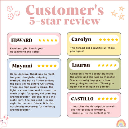 Personalised K-POP DEMON HUNTER Night Light, Led Lamp for Baby Girls, Custom Night Light with Name, Nursery Decor, Baptism Baby Shower Gift